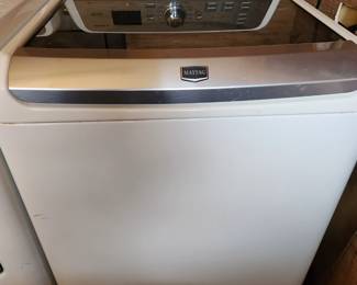 Maytag XL capacity washing machine.