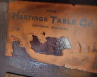Hastings Table Co.