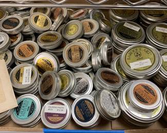 Assortment of waxes for refinishing by Baroque and Gilders