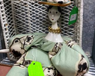 Hand crafted china doll, Poupies by Isabelle, New York