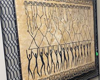Original design by Gracie Reed, Tribal Art on plaster