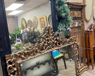 Large beautiful antique mirrors