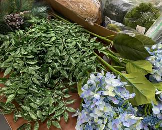 Assorted floral supplies