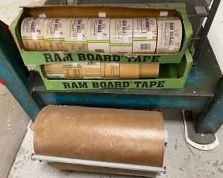 Ram board seam tape and wax butcher paper