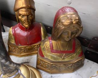 Armor Bronze book ends made in Massachusetts
