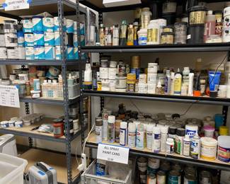 HUGE selection of everything PAINT, from waxes to rubs, to stains, to metallic items