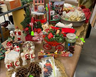 Assortment of Christmas from vintage to modern
