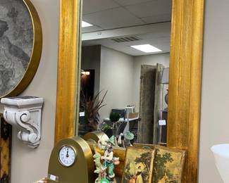 Gold Gilded Antique Mirror