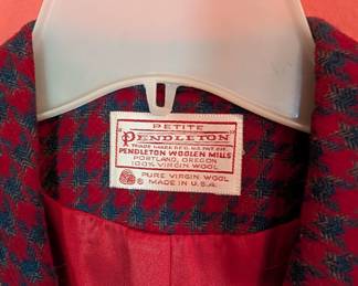 Vintage Pendleton Jacket Petite