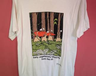 Single Stich The Far Side Comic Strip T-shirt