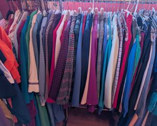 lots of womens jackets, including Pendleton