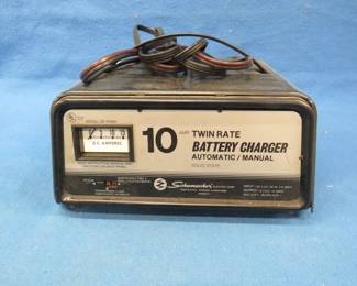 Lot 341. Schumacher 10-amp automatic battery charger