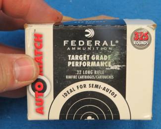 Lot 414. 236 Remington Target Grade Performance .22 long rifle shells