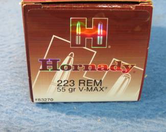 Lot 328. 50 Hornady 223 REM rounds