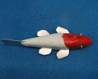 Lot 145. 4" spearing decoy handmade by R. Olds