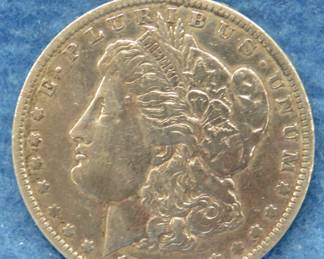 Lot 378. 1891 O Morgan silver dollar