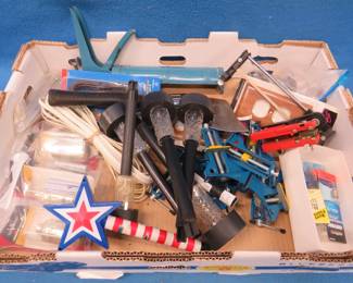 Lot 456. Lamp parts, auto fuses, clamps, and more