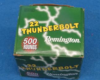 Lot 383. 500 Remington 22 Long Rifle Thunderbolt rounds