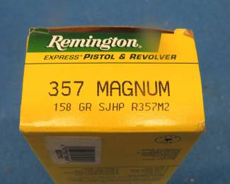Lot 432. 26 live and 12 spent Remington .357 Mag rounds