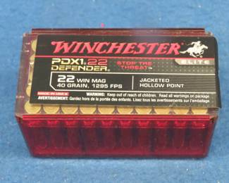 Lot 389. 50 Winchester 22 WIN MAG rounds