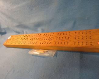 Lot 262. Cribbage board - Paul Bunyan size