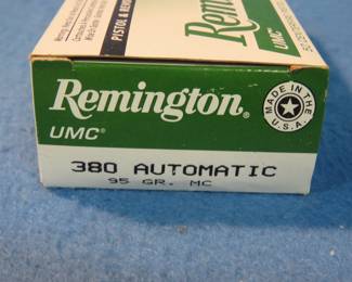Lot 354. 50 Remington 380 Auto rounds