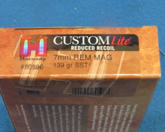 Lot 153. 19 Hornady 7mm Rem. mag rounds