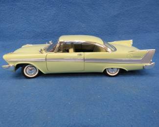 Lot 171. Ertl 1958 Plymouth Belvedere Fury. 1:18 scale die-cast car.