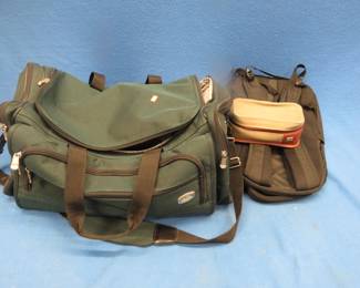 Lot 196. Nylon carry bag and a backpack