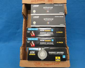 Lot 114. Energy-saving decorative lightbulbs