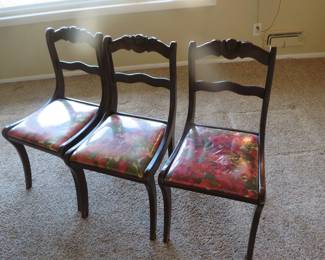 Lot 225. Three chairs