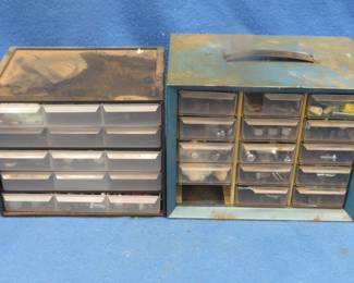 Lot 420. Two small organizer cabinets