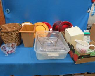 Lot 67. Lennox, rose glass, kitchen items and more