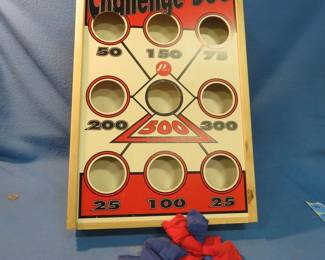 Lot 83. Challenge 500 bean bag game