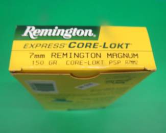 Lot 124. 20 Remington 7mm Rem. Magnum rounds