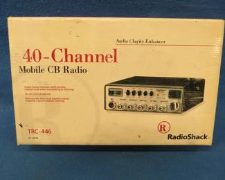Lot 272. Breaker breaker{!}{!} RadioShack 40-channel CB radio. Appears to be new in the box.