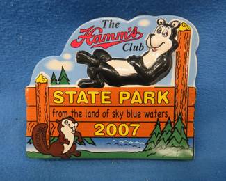 Lot 18. 2007 Hamm's Collectors Club commemorative. Excellent condition.