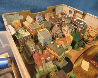 Lot 86. Collectible houses, candles, and Lennox, Kate Spade candle holders