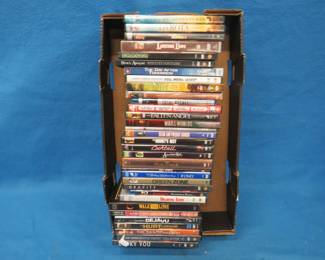 Lot 368. 33 DVDs