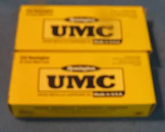 Lot 318. Two boxes of 20 each (40) total Remington UMC .233 rounds