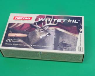 Lot 120. Twenty Norma 6.5 Creedmore rounds. NIP