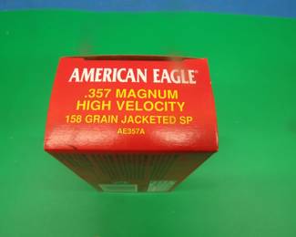 Lot 129. Fifty American Eagle .357 Mag. rounds
