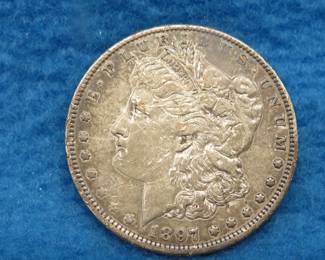 Lot 177. 1897 P Morgan Silver Dollar
