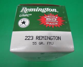 Lot 128. Fifty Remington 223 Rem. rounds