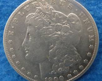 Lot 175. 1900 S Morgan Silver Dollar
