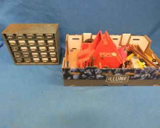 Lot 405. Organizer, tool caddy, and more