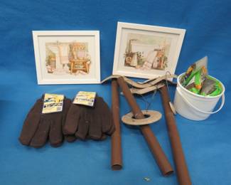 Lot 115. Wind chimes, men's gloves, and more