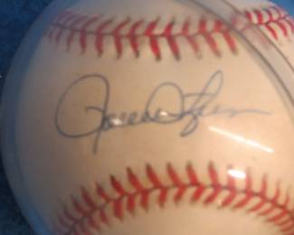 Lot 61. Rollie Fingers autographed baseball