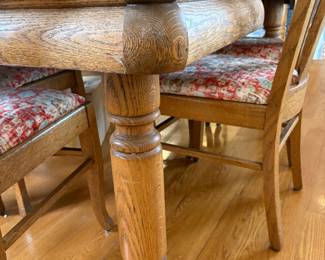 Antique oak table