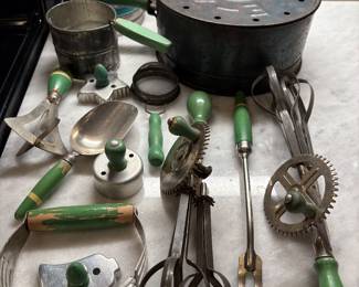 Vintage kitchen utensils